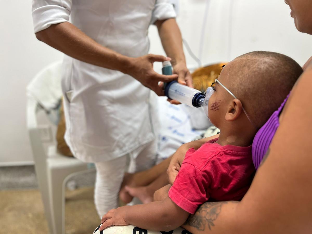 Os bebês, com menos de um ano, representam o maior grupo de hospitalizados em virtude da Síndrome Respiratória Grave  (Foto/Reprodução)