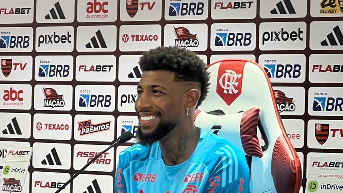 Lateral direito Emerson Royal vai substituir Wesley no Flamengo (Foto/Letícia Marques/Globo Esporte)
