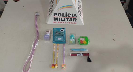 Durante a abordagem, a mulher admitiu a prática do furto, afirmando que os itens levados eram de pequeno valor. (Foto/Divulgação)