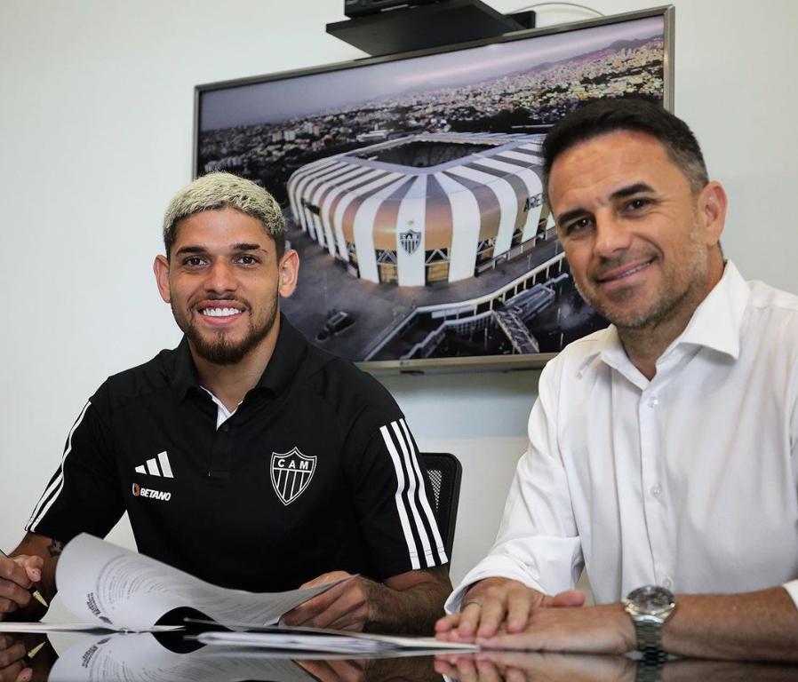 O lateral Rubens foi formado nas categorias de base do Galo (Foto/Atlético/Reprodução)