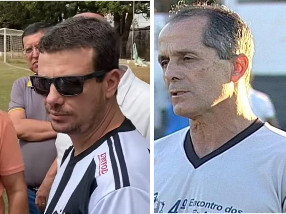 Mario Hueb, ex-presidente e Lucio Vaz, atual presidente, estiveram presentes na solenidade (Foto/Montagem)