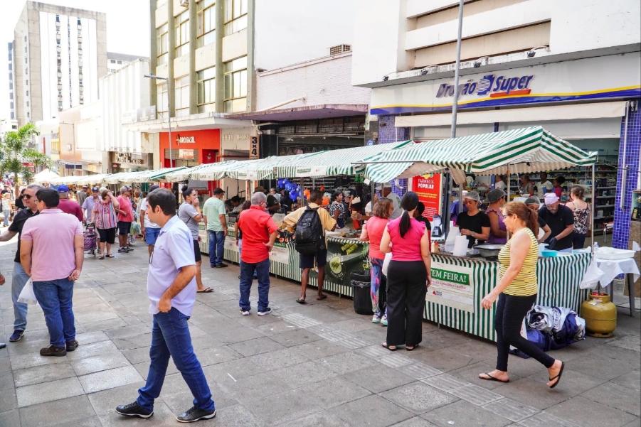 Próxima edição será no dia 21, no Calçadão da Artur Machado, com 22 produtores e variedade de produtos locais (Foto/Lilian Veronezi/PMU)