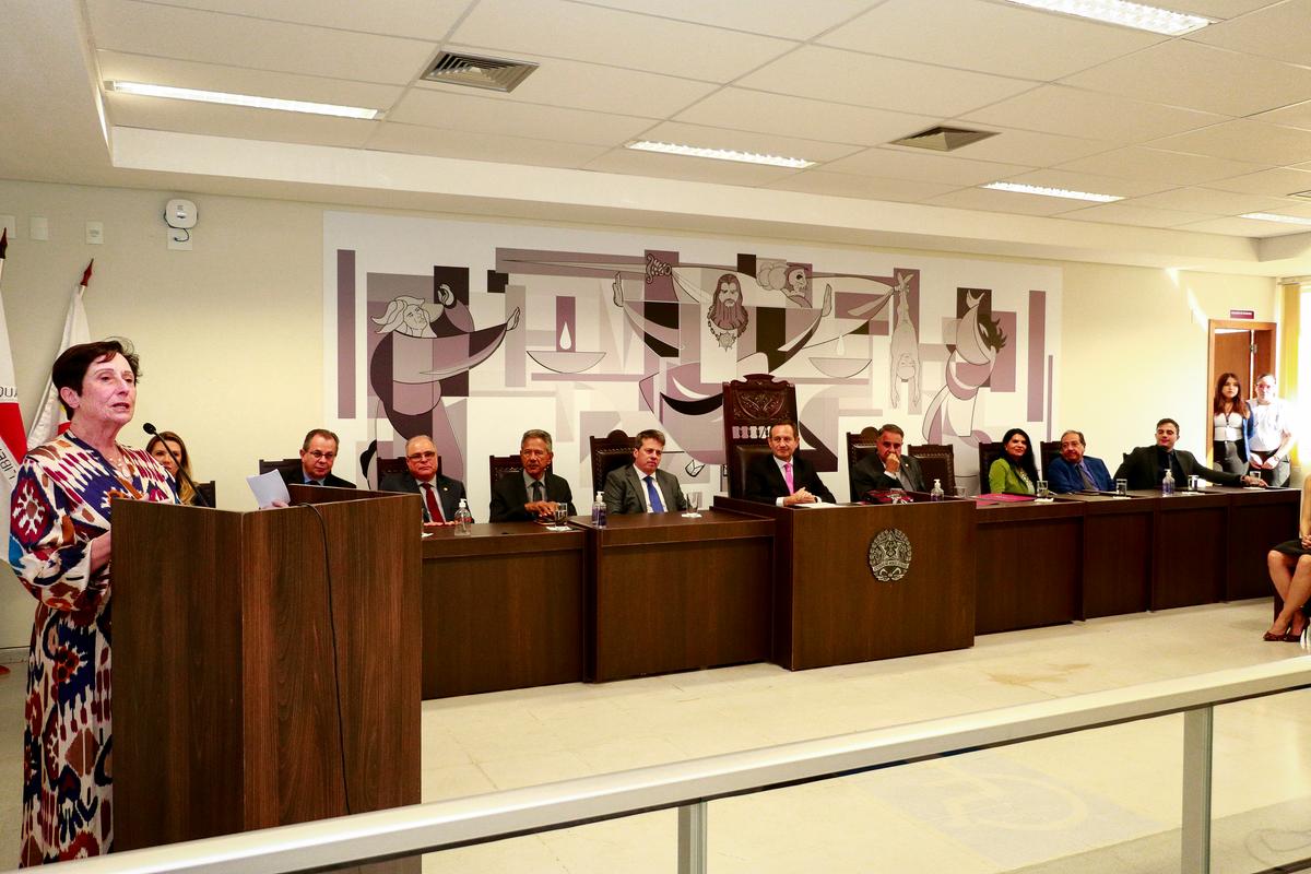Evento de instalação da Vara Criminal Especializada em Violência Doméstica e Familiar Contra a Mulher se deu nessa sexta-feira no Fórum Melo Viana (Foto/Divulgação)