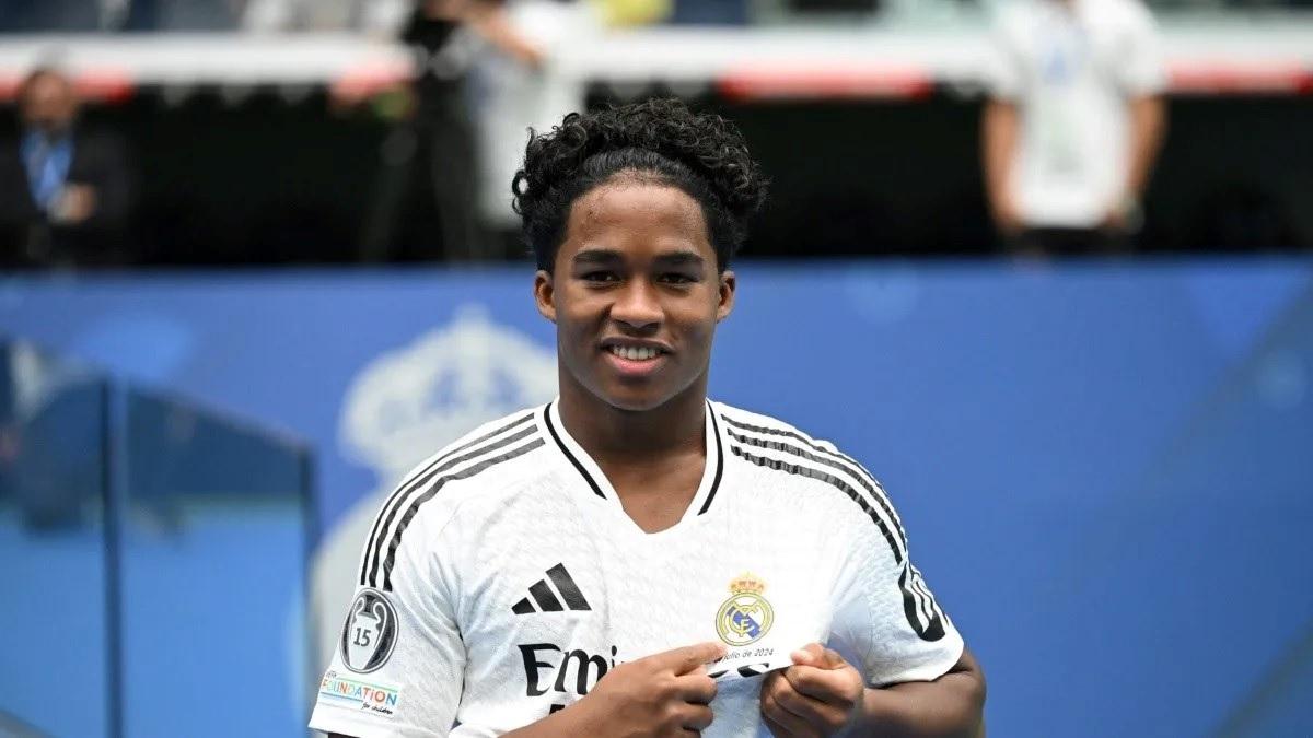 Endrick ganhou a concorrência de Gonzalo García, destaque do Real Madrid na Copa do Mundo de Clubes (Foto/Javier Soriano/AFP)