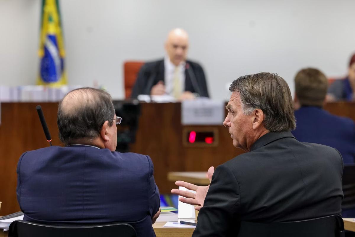 Bolsonaro antes de interrogatório na Primeira Turma do STF. (Foto/Gustavo Moreno/STF)