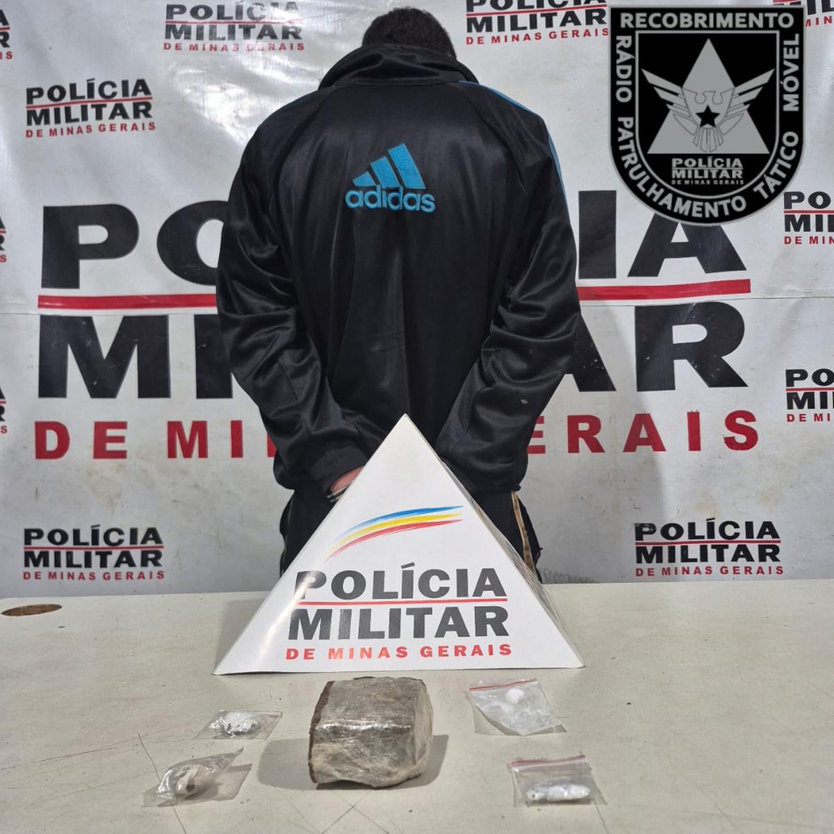 O homem já possuía antecedentes criminais, incluindo um registro de furto no sábado (9). (Foto/Divulgação)