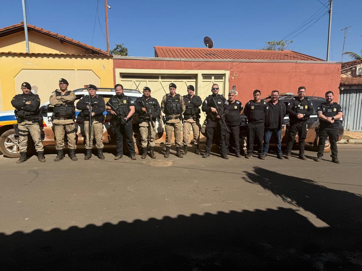 Operação contou com a participação de policiais civis e militares (Foto/Divulgação)