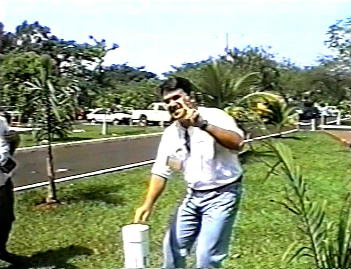 Há 25 anos, Bizinoto foi o primeiro colaborador da Fazu a depositar uma mensagem na Cápsula do Tempo (Foto/Divulgação)