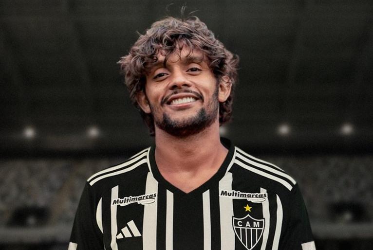 Gustavo Scarpa fez o único gol do Galo ontem contra o Grêmio (Foto/Reprodução Twitter Galo)