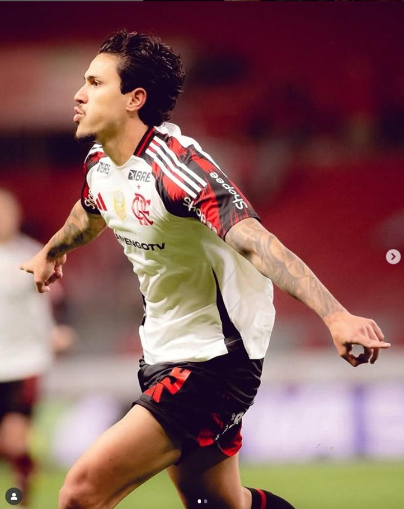 Pedro volta a marcar e Flamengo consegue vitória fácil contra o Internacional (Foto/Instagram Flamengo)