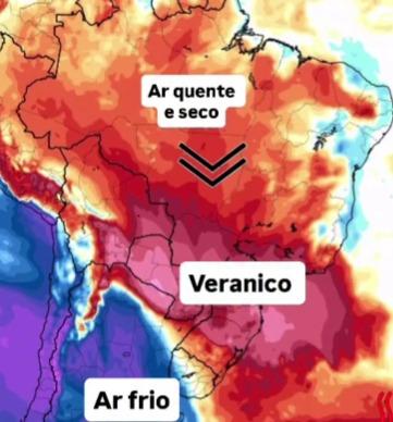 De acordo com a climatologista Alcione Wagner, a circulação atmosférica terá alterações nesta terceira semana de agosto, com aumento gradativo das temperaturas entre 3ºC e 5ºC acima do normal climatológico para o período (Foto/Reprodução)