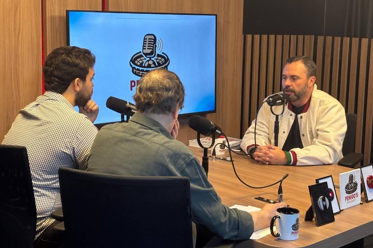 Mario Bittencourt destacou que a gestão financeira do clube se baseia em planejamento e equilíbrio (Foto/Carlos Palermo/Rádio Tupi)