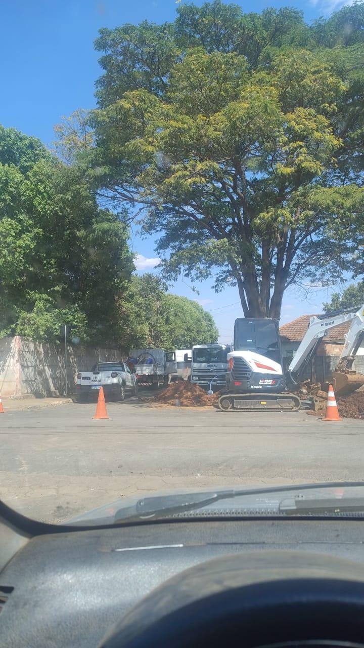 A manutenção começou por volta das 11h40 e com isto foi necessário suspender a distribuição. A previsão para retomada do abastecimento é para às 16h desta terça (19) (Foto/Reprodução)