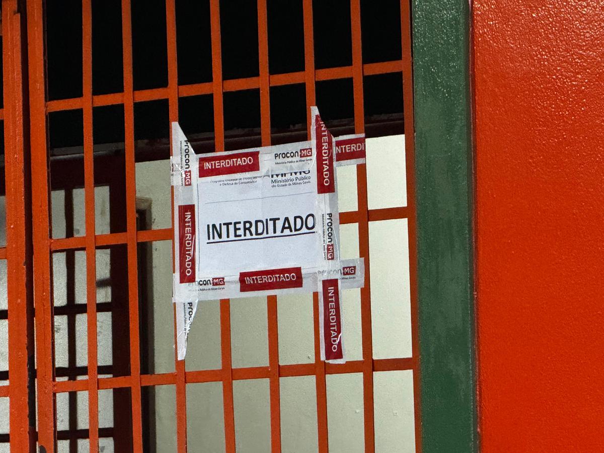 Escola particular alvo de denúncias feitas ao JM foi interditada pelo Ministério Público de Minas Gerais (Foto/Leitor JM)