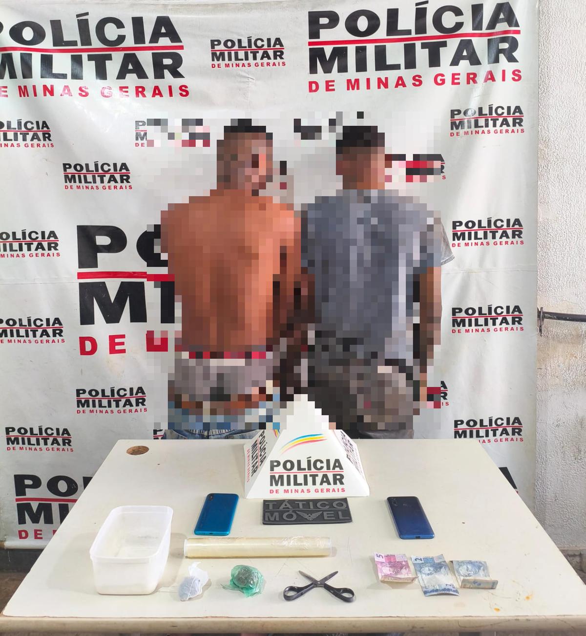 Ambos, juntamente com o material recolhido, foram apresentados à autoridade policial. (Foto/Divulgação)