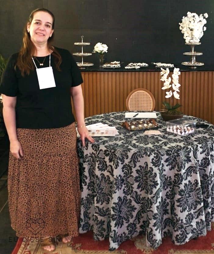 A talentosa Elaine Bilharinho foi um dos destaques esta semana da feira de noivas “Eu disse sim”, que movimentou Uberaba (Foto/Arquivo pessoal)