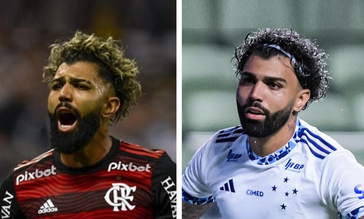 “Flamengo até morrer”: post de Gabigol gera debate e irrita cruzeirenses (Foto/Montagem)