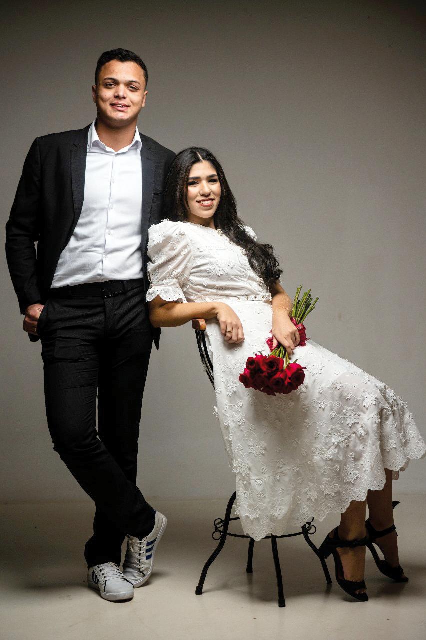 Luan Filipe Devessa de Souza e Yasmin Fedrigo Dutra estão na contagem regressiva para subir ao altar (Foto/Alysson Oliveira)