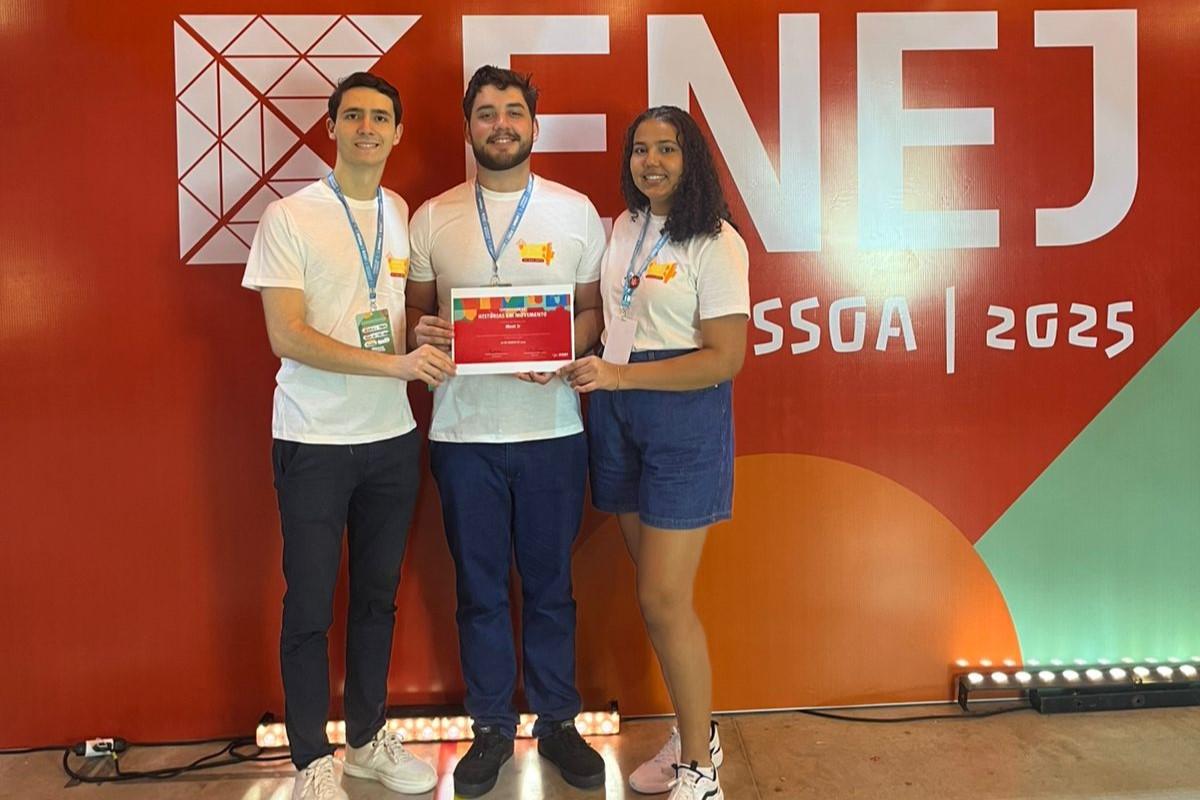 Empresa júnior da Uniube é reconhecida como uma das EJs que mais cresceram no Brasil em 2025 (Foto/Divulgação/Marketing Uniube)