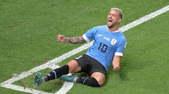 Arrascaeta fez um golaço para o Uruguai que espantou a zebra e vai à Copa do Mundo (Foto/Arquivo)