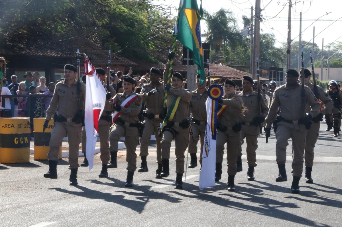 O evento foi organizado pela Prefeitura Municipal e contou com ampla participação de órgãos de segurança e instituições locais. (Foto/Divulgação PMMG)