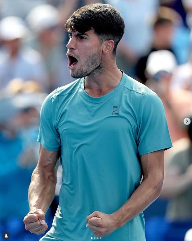 Alcaraz levou para casa US$ 5 milhões, o maior valor já distribuído a um campeão de Grand Slam na história do tênis (Foto/Reprodução)