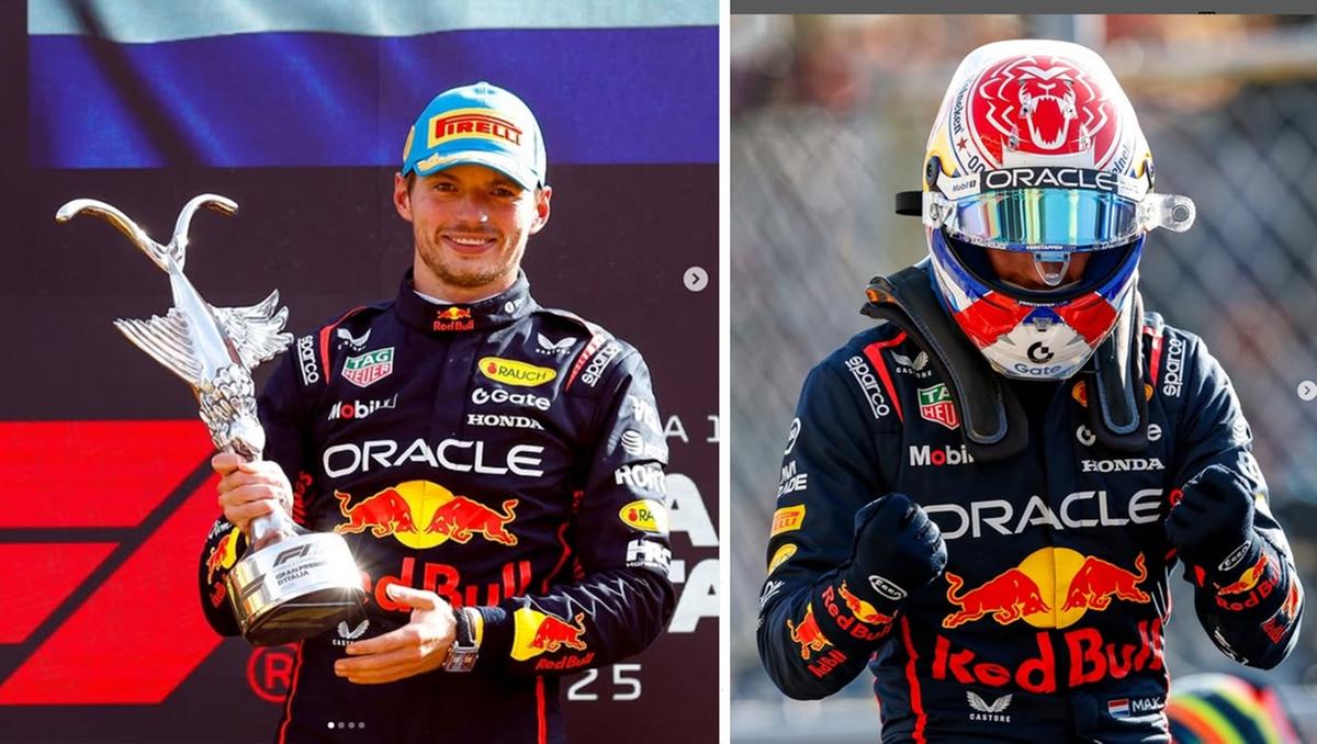 Verstappen completou as 53 voltas em 1h13min24s: a corrida mais rápida da história da F-1, com média de 250,7 km/h (Foto/Instagram)