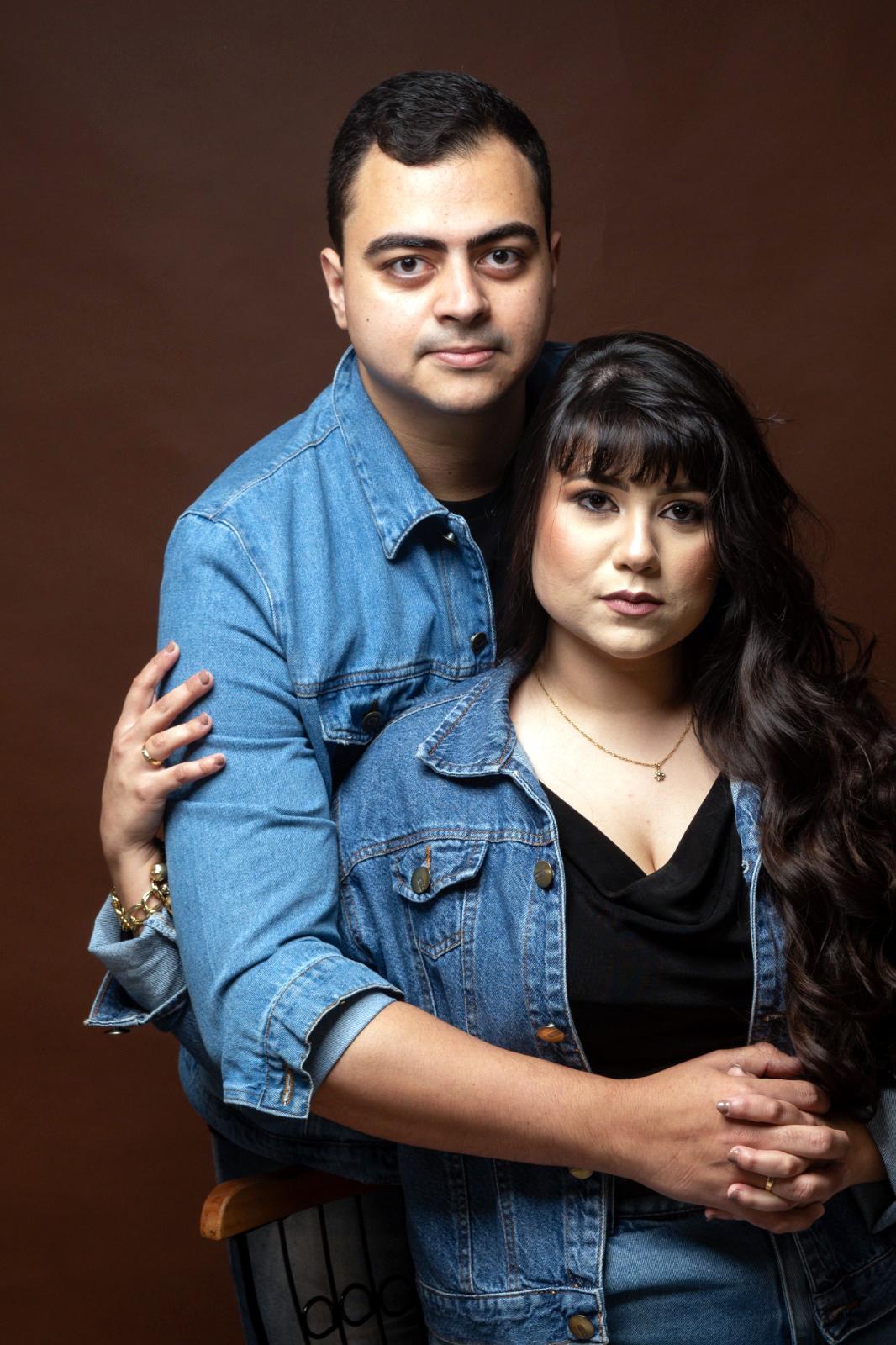 Noivos Carlos Alberto da Silva Junior e Sarah Silva Maciel, na contagem regressiva para o grande dia (Foto/Alysson Oliveira)
