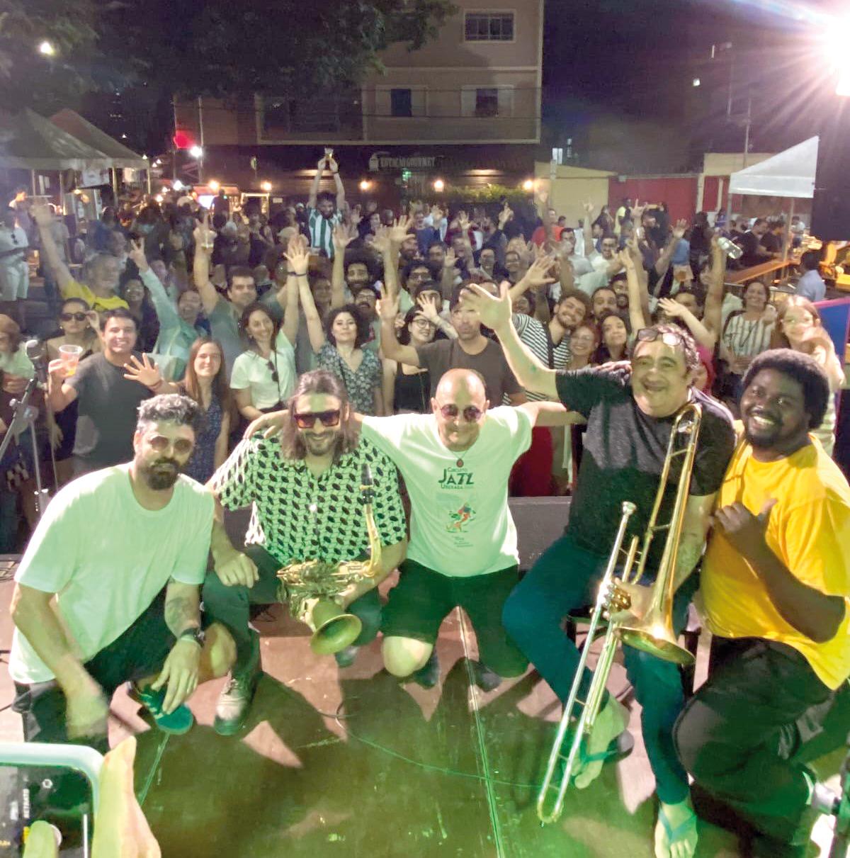 Elias Hr, Clayton Souza, Ricardo Moraes, Jack Will e Boccato encerraram o Circuito Jazz do ano passado. Este Ano o evento será realizado de 14 a 21 de setembro (Foto/Divulgação)