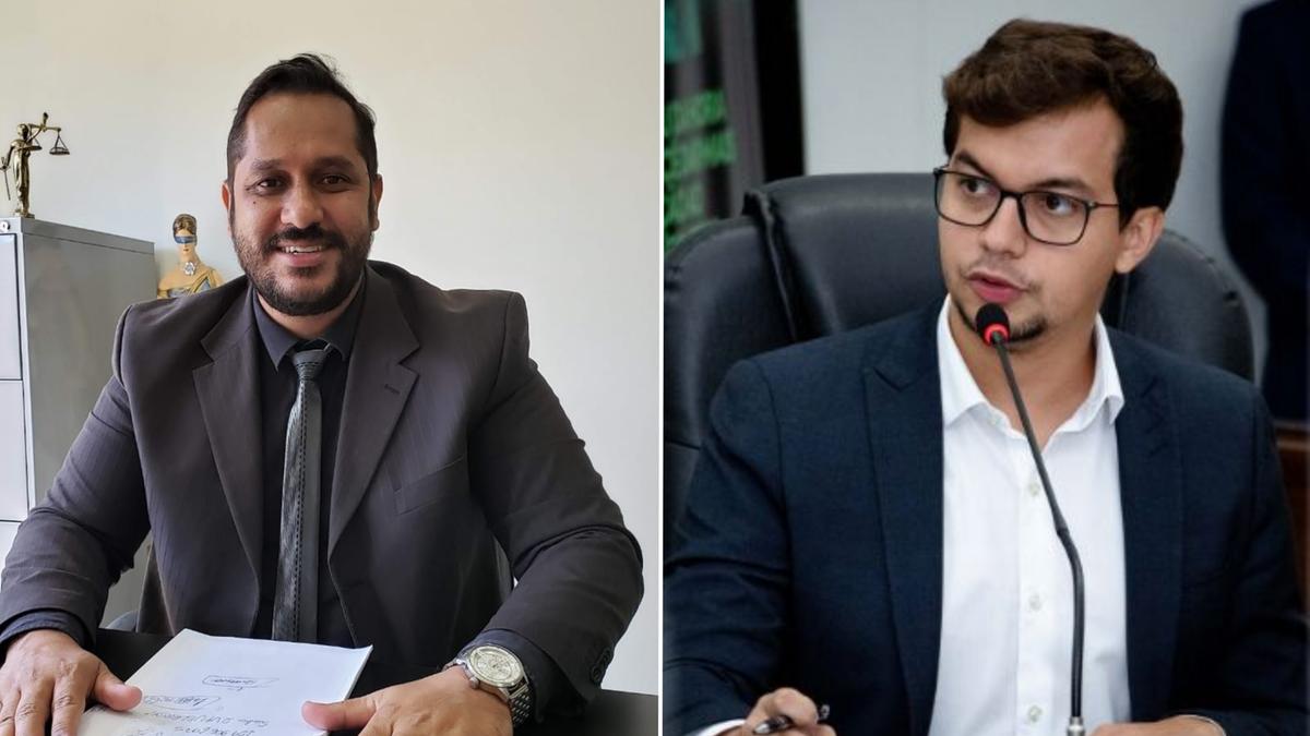 Advogado Anderson Felix, defensor do professor, e Celso Neto, que nega ter interferido. (Foto/Arquivo)