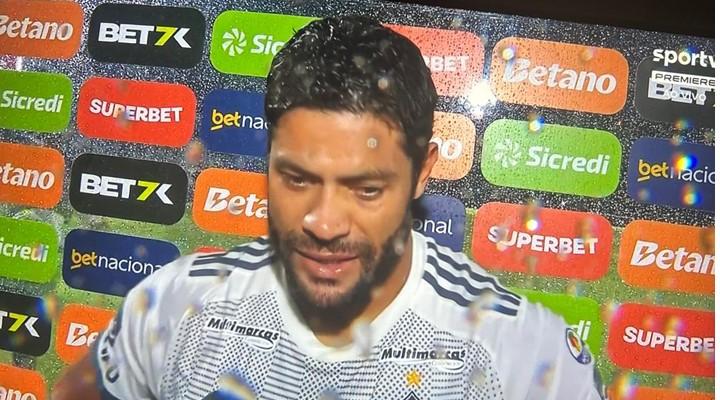 O Atlético vai precisar muito do futebol e do talento de Hulk hoje à noite (Foto/Sportv)