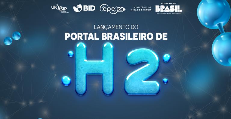 Ministério das Minas e Energia (MME) prepara lançamento do Portal Brasileiro de Hidrogênio. A plataforma inovadora reúne dados estratégicos, conecta investidores e fortalece a competitividade no mercado de hidrogênio (Foto/Arte/MME)