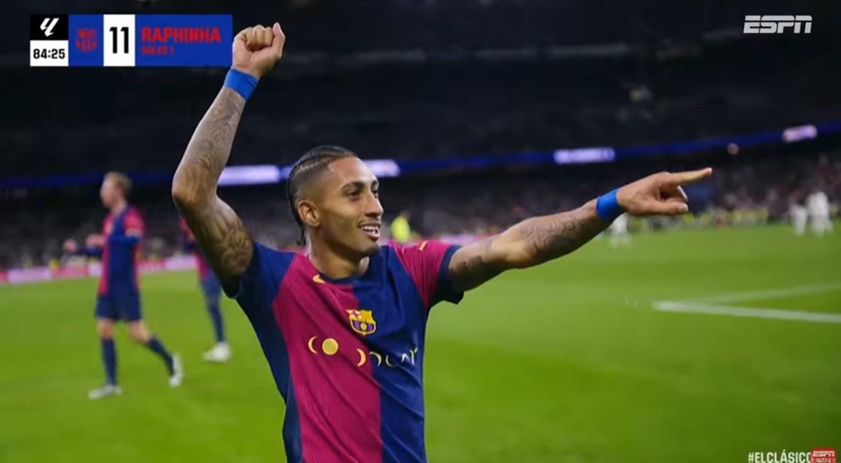 Raphinha era uma expectativa boa para o Brasil, mas não deu certo (Foto/ESPN)