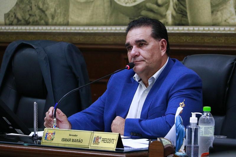 Presidente do Legislativo, vereador Ismar Marão, solicita à prefeita Elisa Araújo a prorrogação de prazo do Refis por mais 30 dias (Foto/Rodrigo Garcia/CMU)