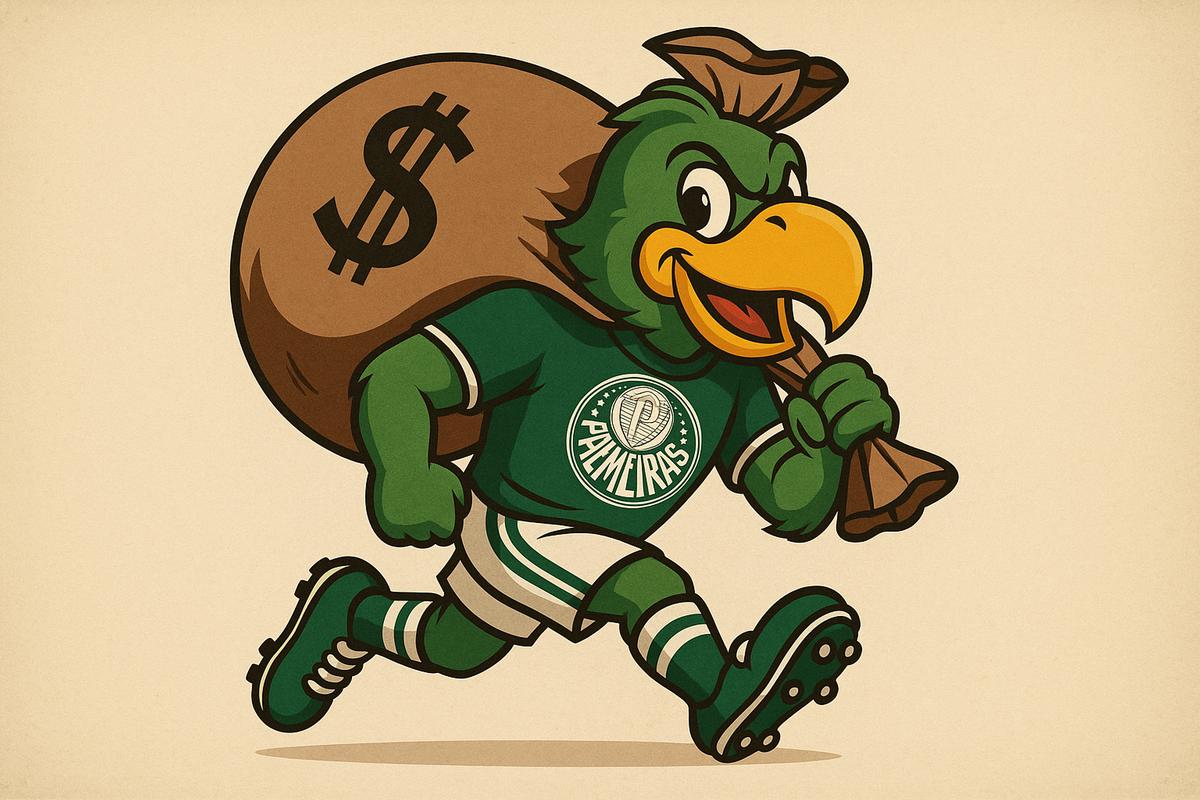 Palmeiras quebra expectativas orçamentárias e dispara em arrecadação com bônus esportivos (Foto/Montagem)