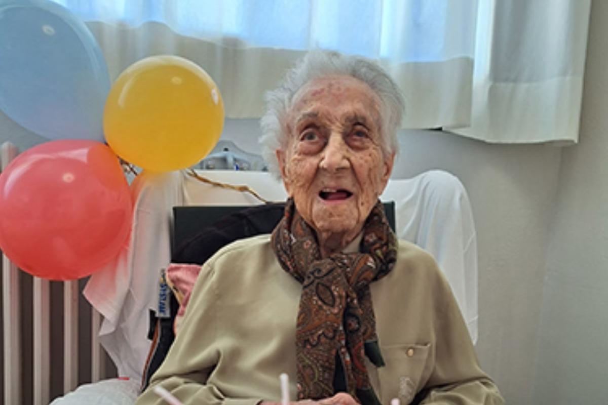 Maria Branyas morreu em 2024 aos 117 anos (Foto/Reprodução/Guinnes World Records)