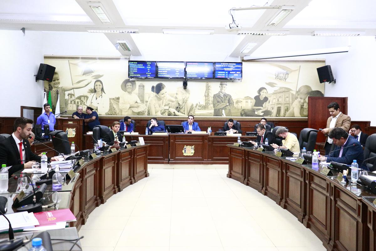Pela primeira vez, o plenário do Legislativo Municipal será palco da prestação de contas relativas às receitas e despesas da Secretaria de Educação  (Foto/Rodrigo Garcia/CMU)