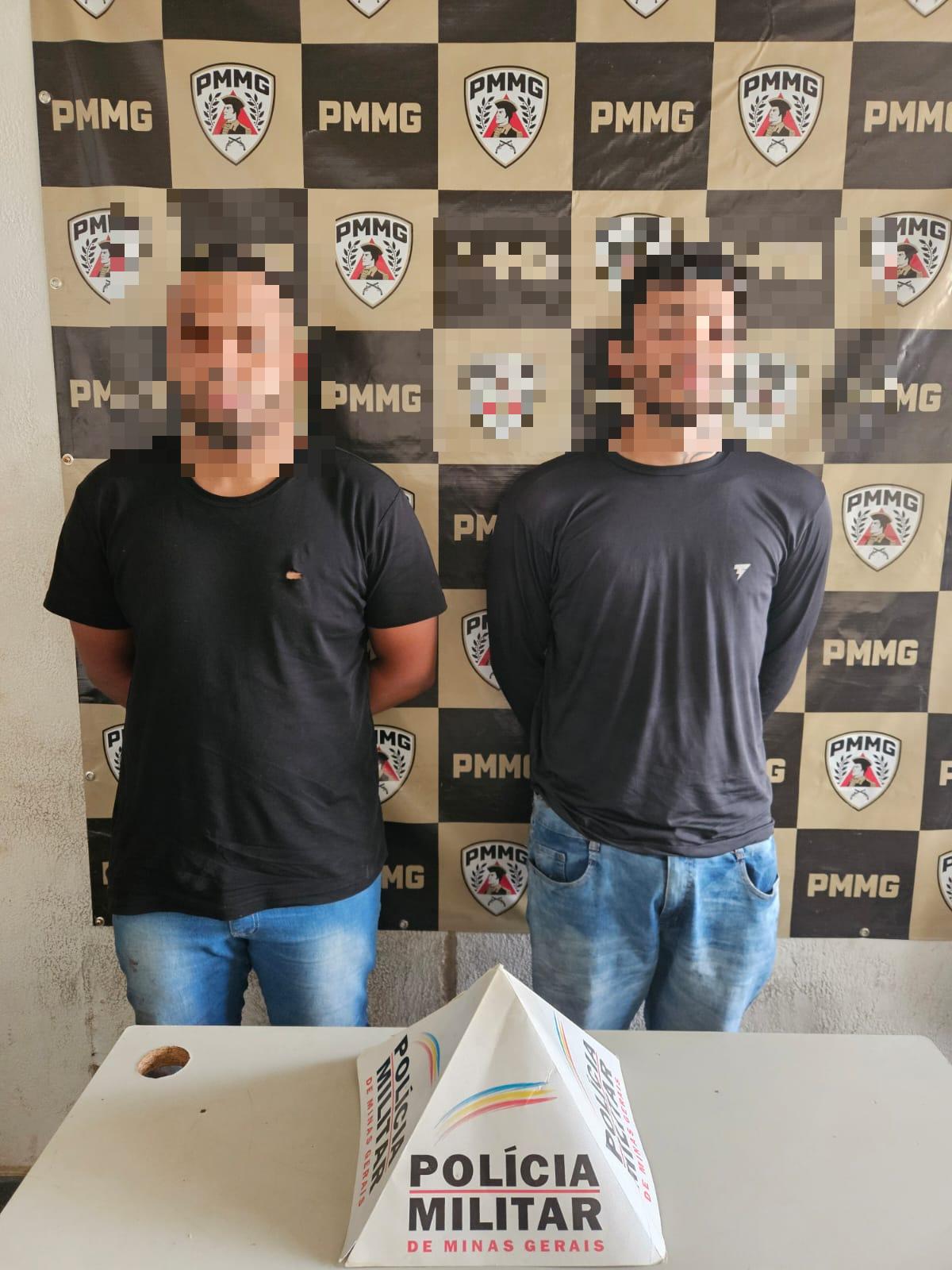 Durante a tentativa de abordagem, o motorista tentou escapar, mas foi alcançado (Foto/Divulgação PMMG)
