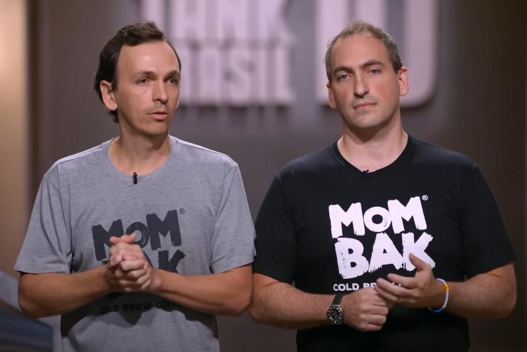 Lucas e Pedro Pühler no programa Shark Tank Brasil (Foto/Reprodução)