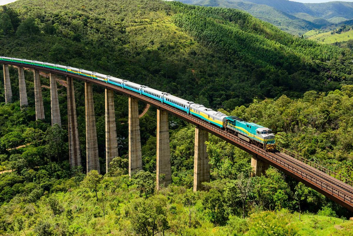 Trem da Vale liga Vitória a Belo Horizonte (Foto/Vale/Divulgação)