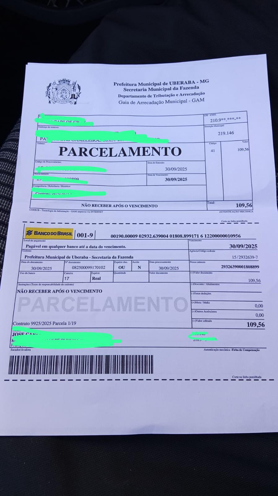 Em nota, a Secretaria Municipal de Fazenda (Sefaz) orienta que os contribuintes que não conseguirem efetuar o pagamento emitam uma nova guia diretamente no site da Prefeitura (Foto/Reprodução)