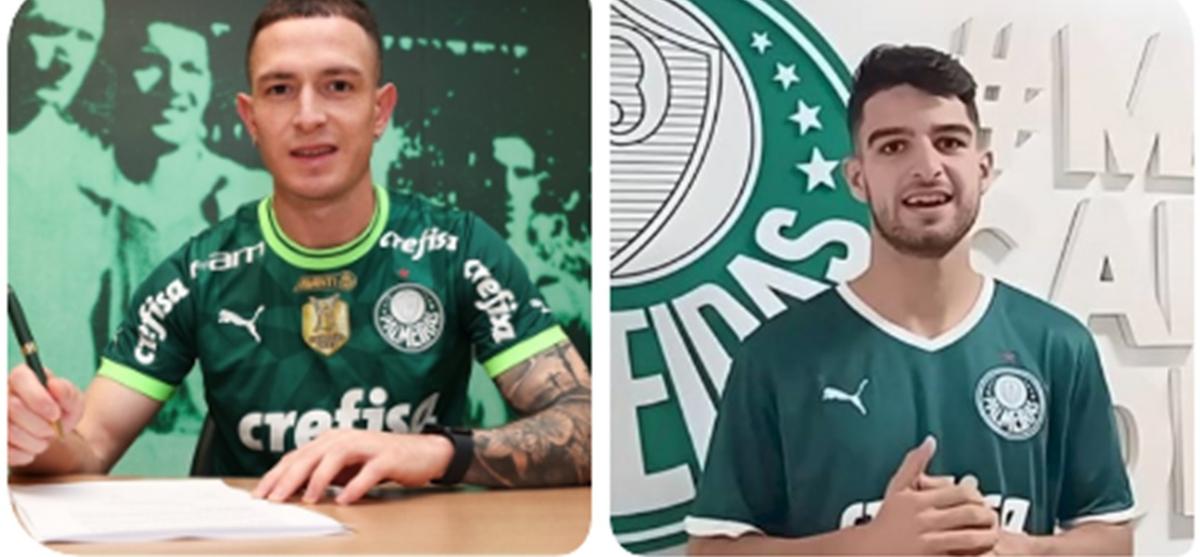 Convocados por Scaloni, Flaco López e Aníbal Moreno desfalcam Palmeiras contra o Juventude (Foto/Montagem)