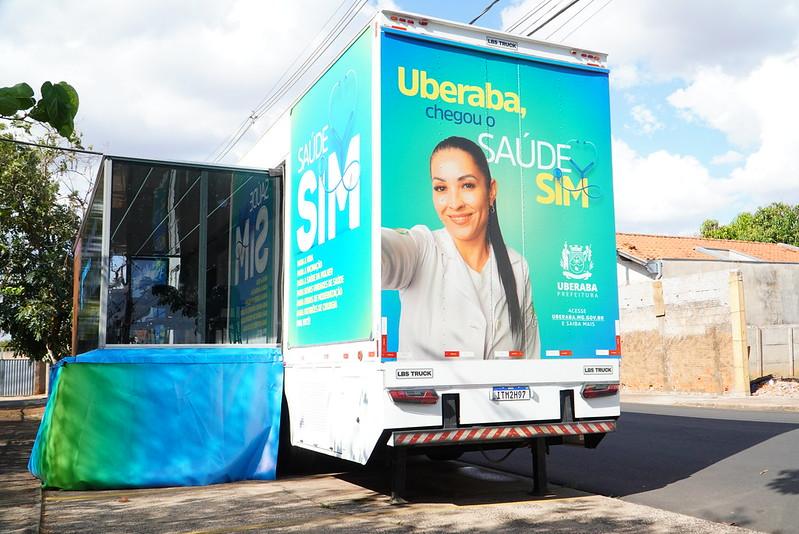 As carretas do Saúde SIM estiveram nas Unidades Regionais de Saúde Teresinha da Graça Girão Carvalho (Boa Vista) e Dr. Lineu José Miziara (São Cristóvão) com atendimentos de ultrassonografia e eletrocardiograma (Foto/Divulgação)