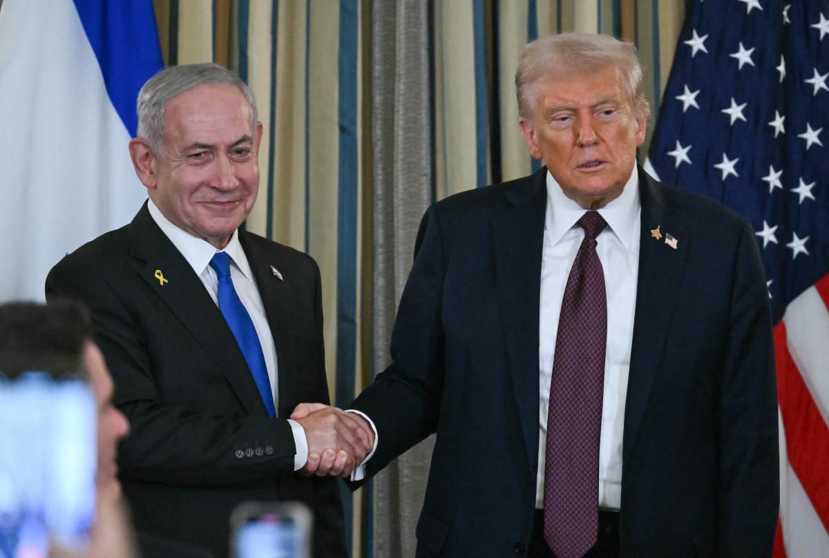 Benjamin Netanyahu e Donald Trump se encontraram na semana passada (Foto/AFP or licensors)