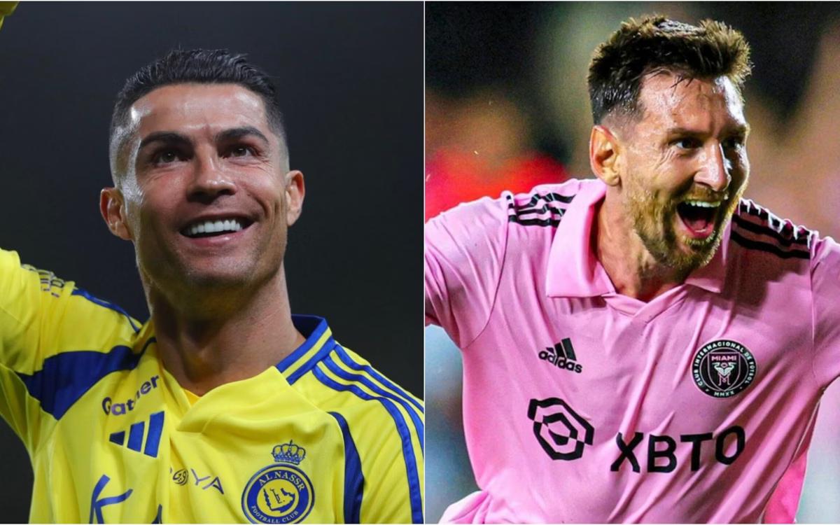 Com o novo contrato, Cristiano Ronaldo passa a receber dez vezes mais do que Lionel Messi, que atua no Inter Miami (Foto/Reprodução)