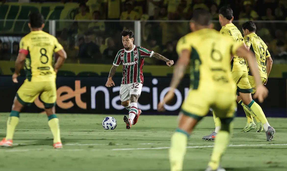 Com a vitória, o Leão Caipira chegou aos 46 pontos, na 4ª colocação da classificação (Foto/Lucas Merçon/Fluminense FC/Direitos reservados)