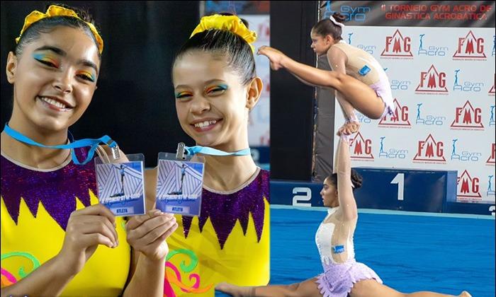 Maria Eduarda e Joana Clara representarão o Brasil no Pan-Americano de Porto Rico em novembro (Foto/Reprodução)