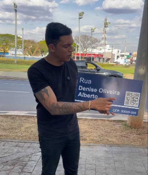 Uberaba pode ser a primeira cidade do país a incluir QR Codes em placas de ruas, com projeto apresentado pelo vereador Cleber Júnior (Foto/Reprodução)