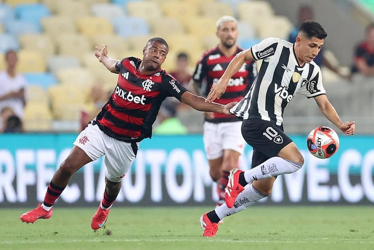 Flamengo e Botafogo duelam no Engenhão em clássico que pode mexer no topo da tabela do Brasileirão (Foto/Vitor Silva/Botafogo)