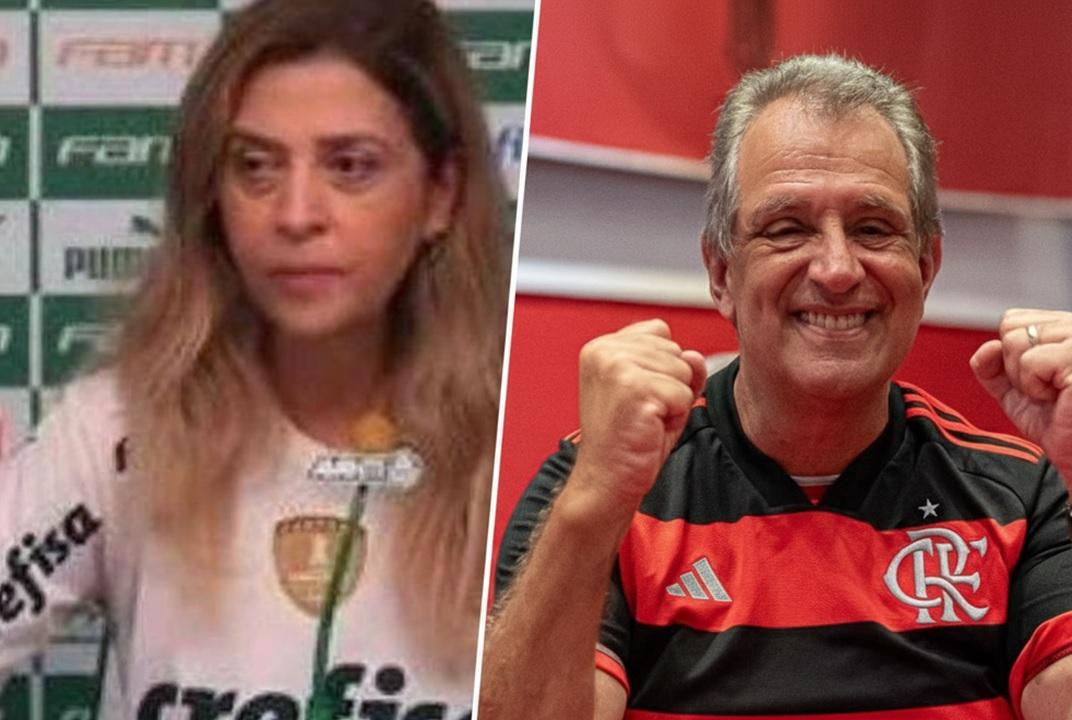 Luiz Eduardo Baptista, o Bap, e Leila Pereira protagonizaram muitas discussões na semana passada (Foto/Montagem)